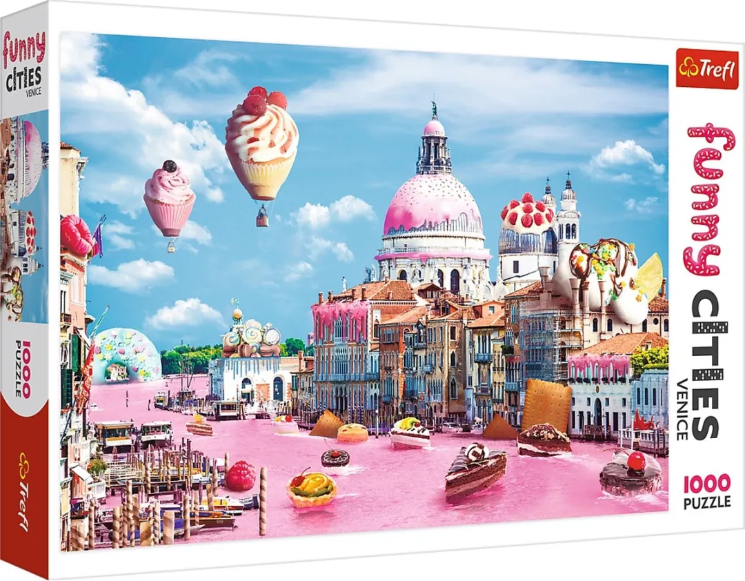 Trefl Gebak in Venetië Puzzel 1000 Stuks