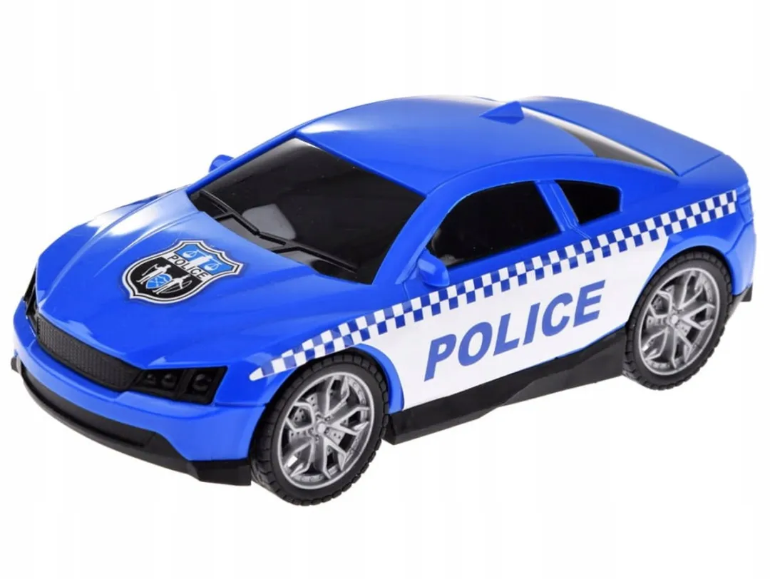 Toystar Politieauto & Helikopter Speelgoedset - Wit/Blauw