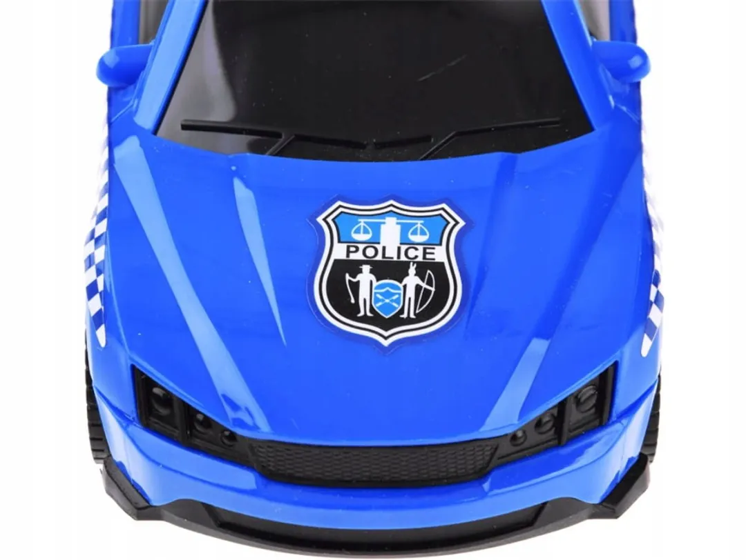 Toystar Politieauto & Helikopter Speelgoedset - Wit/Blauw