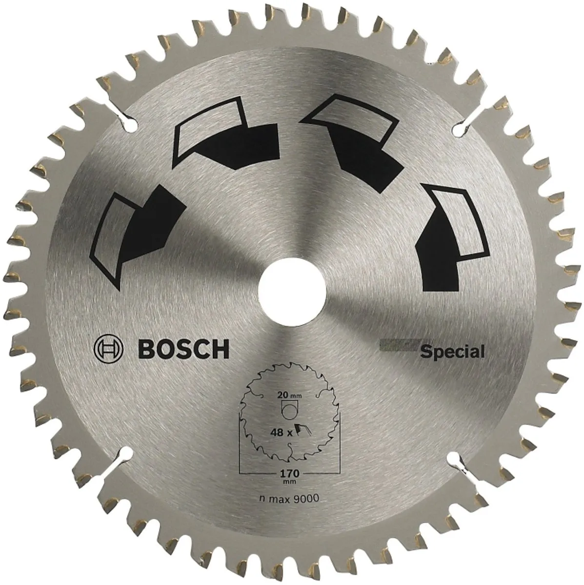 Bosch Groen Cirkelzaagblad Special Ø170mm 20mm 48T