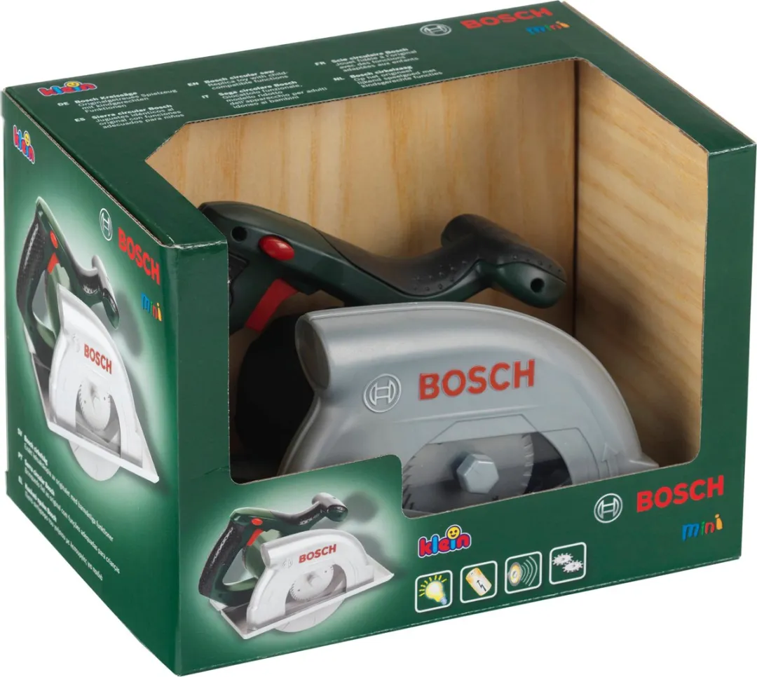 Klein Toys Bosch Mini Speelgoed Cirkelzaag - 23x16x14,5cm - Groen
