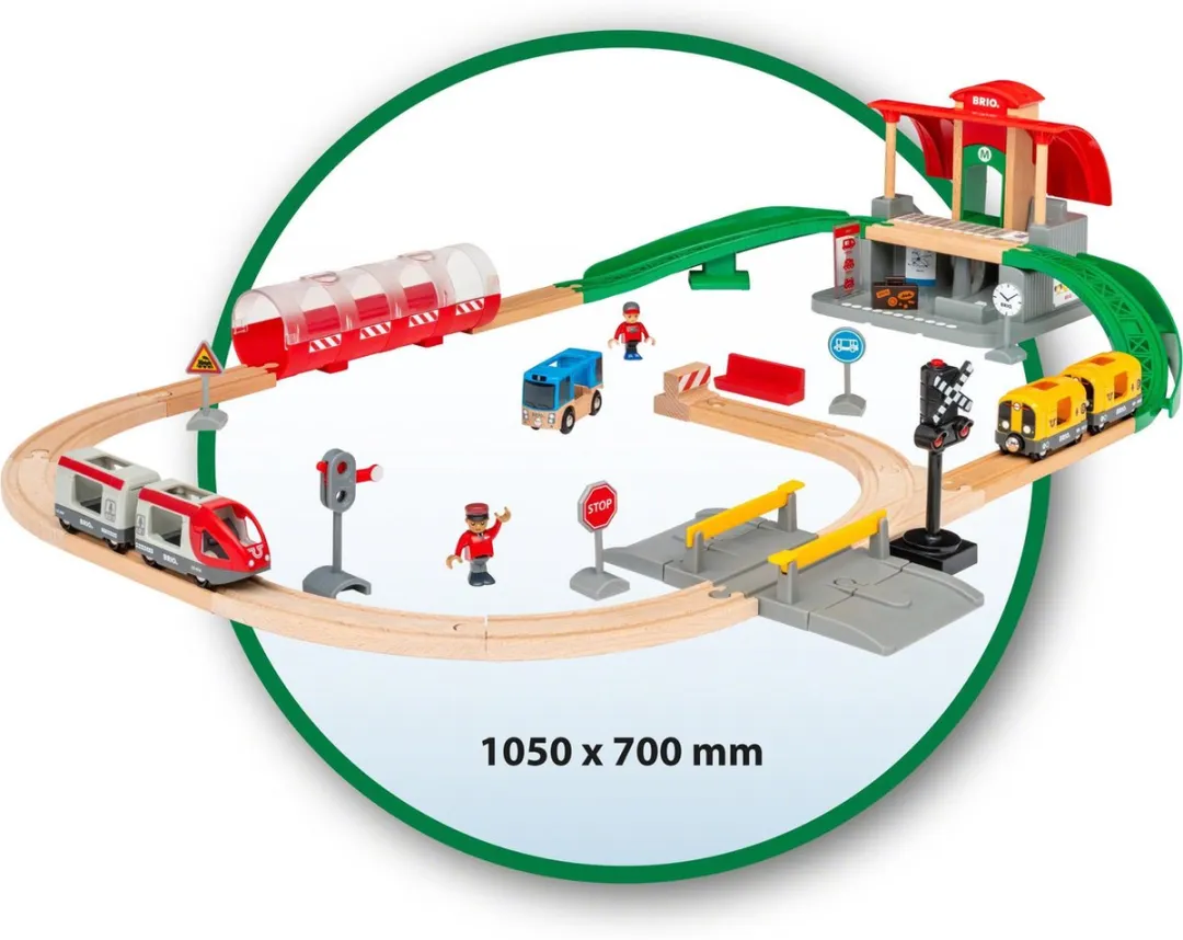 BRIO Centraal Stationset 33989 - Treinbaan Multicolor