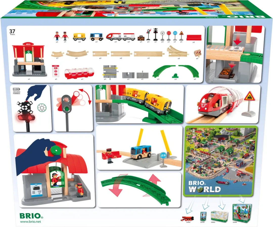 BRIO Centraal Stationset 33989 - Treinbaan Multicolor