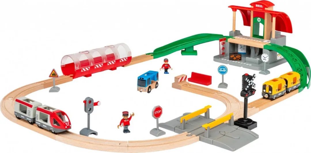 BRIO Centraal Stationset 33989 - Treinbaan Multicolor