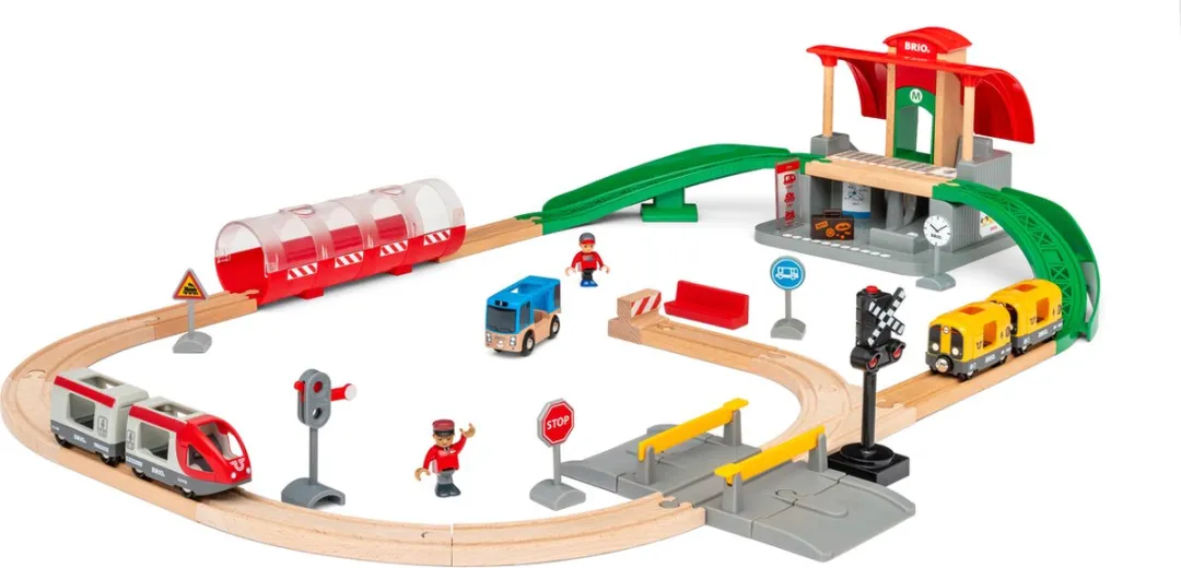 BRIO Centraal Stationset 33989 - Treinbaan Multicolor
