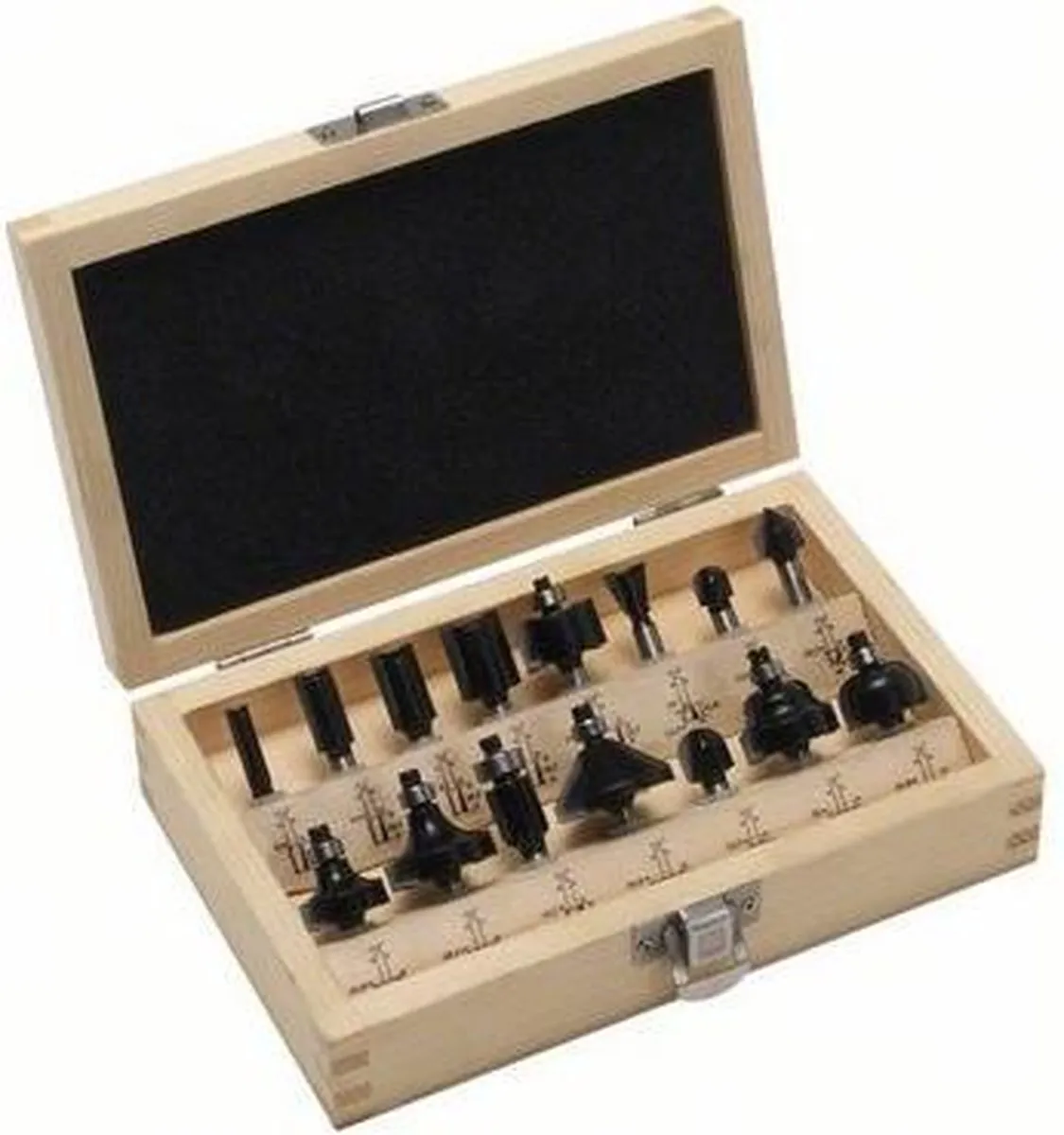 Bosch HM-Frees-Set 15-delig - Hardmetaal - afbeelding 2 van 4