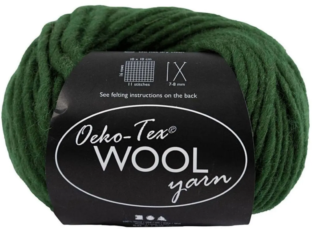 Creativ Company Wolgaren Groene Breigaren 50m