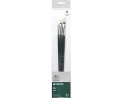 Winsor & Newton Winton Oliepenselen Set 3 Stuks