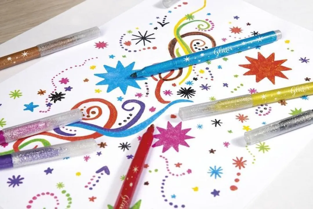 Eberhard Faber Glitter Viltstiften 8 Stuks - EF-551008