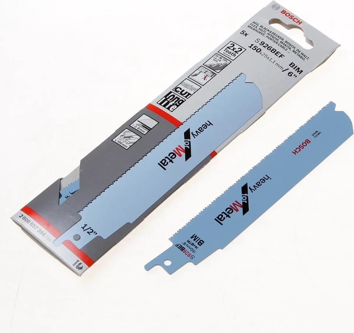 Bosch Reciprozaagblad S 926 BEF Heavy for Metal