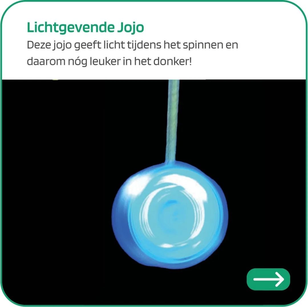 Jobber Toys Jojo LED Blauw - 2 Stuks