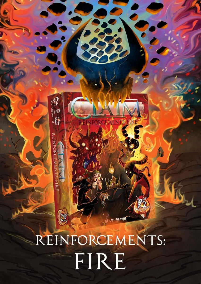 White Goblin Games Claim Reinforcements Fire Tactisch Kaartspel - 2 Spelers