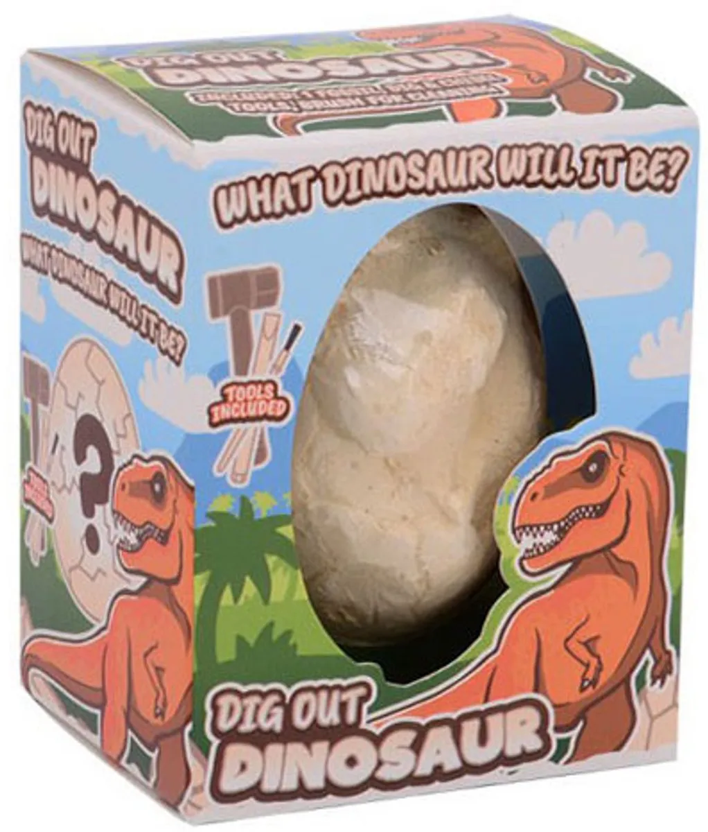 Johntoy Uithak Dino Ei Fossiel - Multicolor