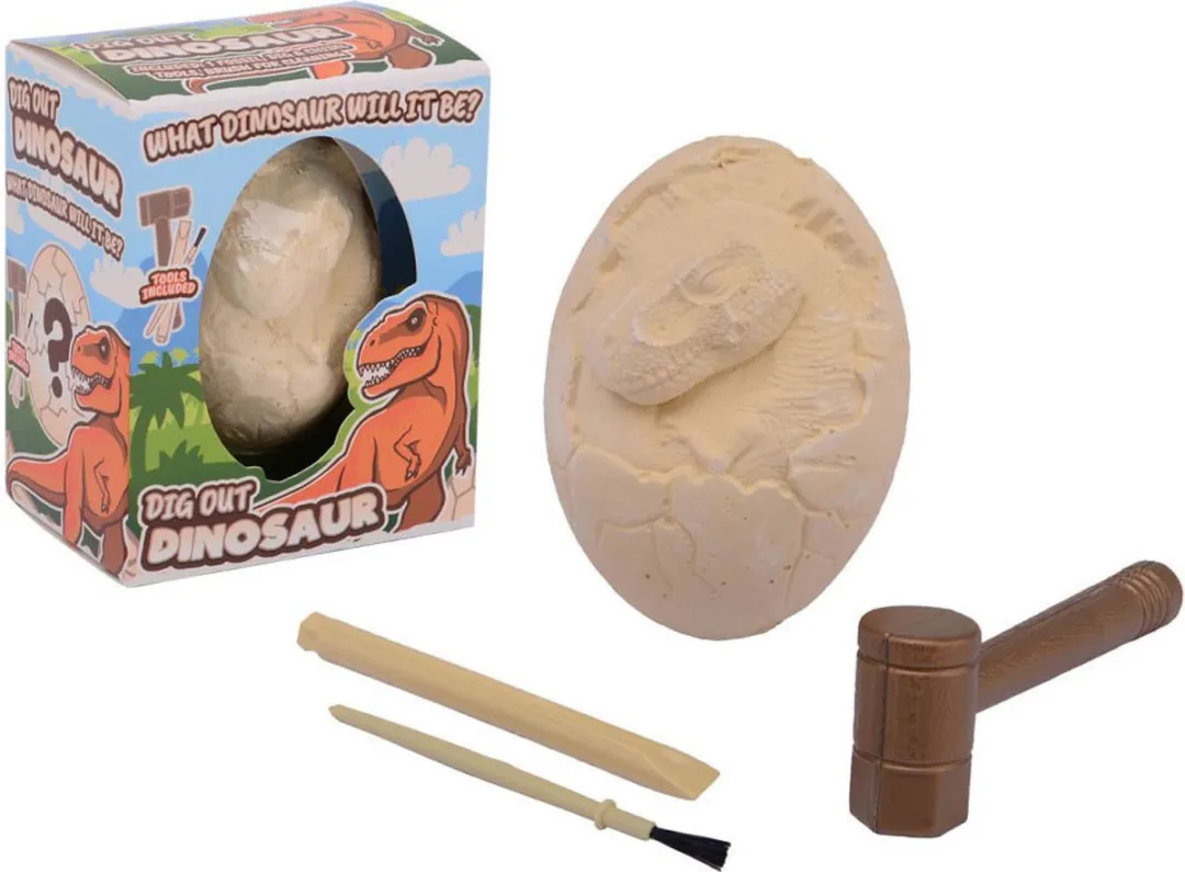 Johntoy Uithak Dino Ei Fossiel - Multicolor