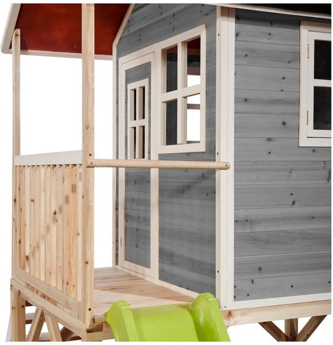 EXIT Toys Loft 500 Houten Speelhuis - Grijs