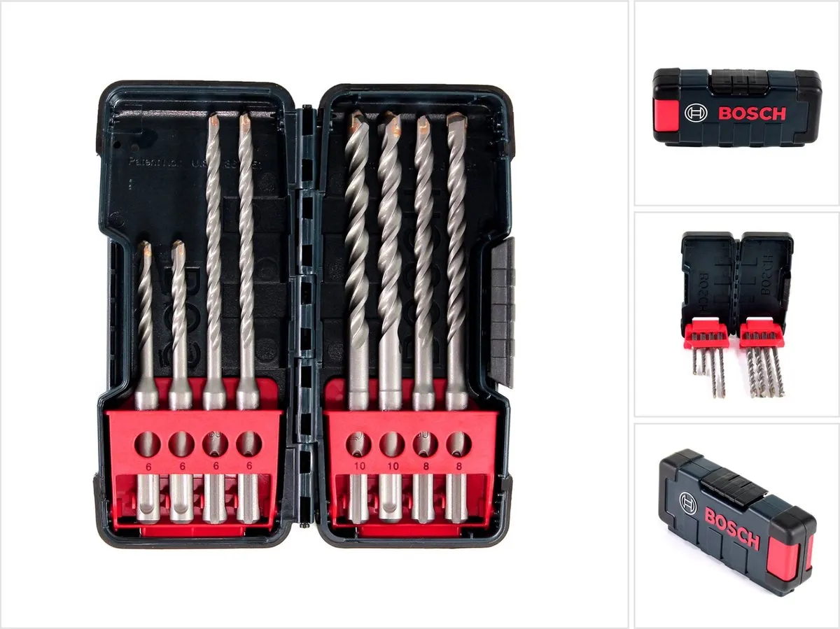 Bosch Tough Box SDS-Plus Borenset 8-delig