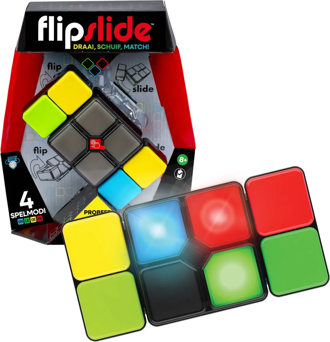 Moose Toys Flipslide Elektronisch Handspel MS91589 - 2x AA