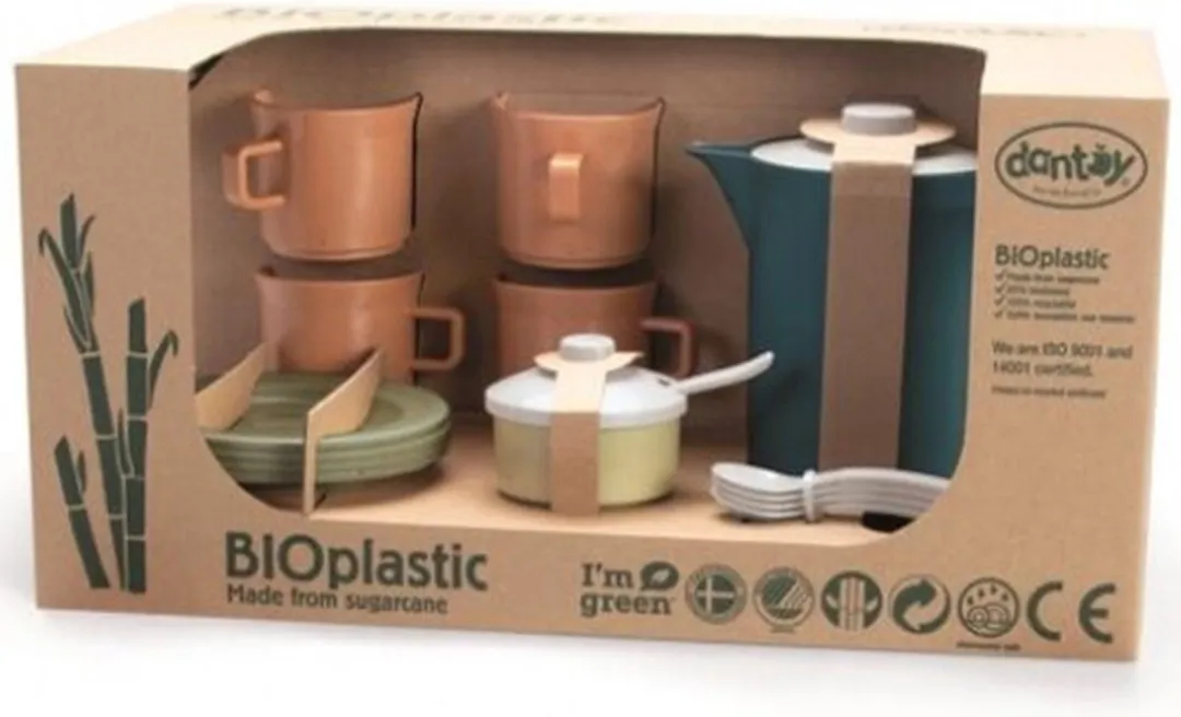 Dantoy Bio-Koffieset 17-delig - Multi Kleuren