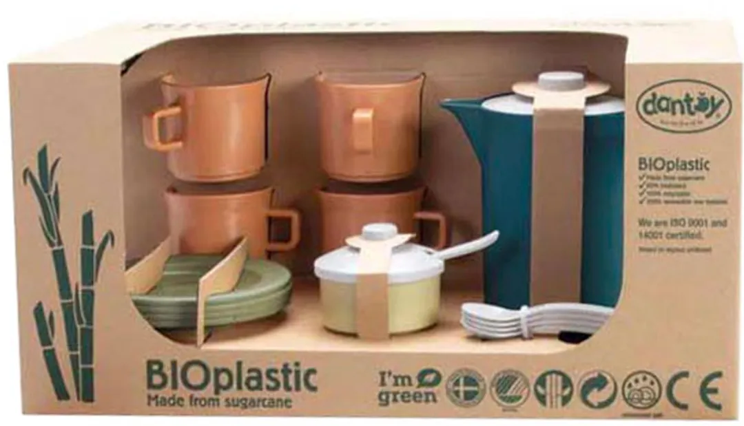 Dantoy Bio-Koffieset 17-delig - Multi Kleuren