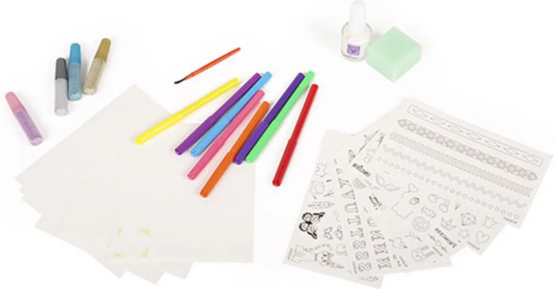 Eurekakids Creative Tattoos Fantasy - 103 Stuks - Dermatologisch getest