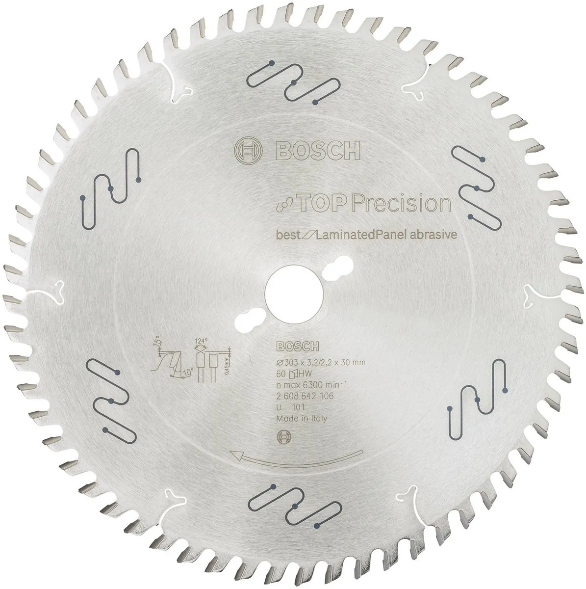 Bosch Professional Cirkelzaagblad Top Precision 303x30x3,2mm