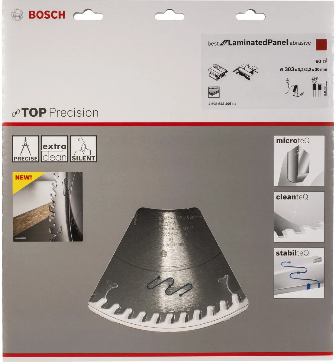 Bosch Professional Cirkelzaagblad Top Precision 303x30x3,2mm - 60 Tanden