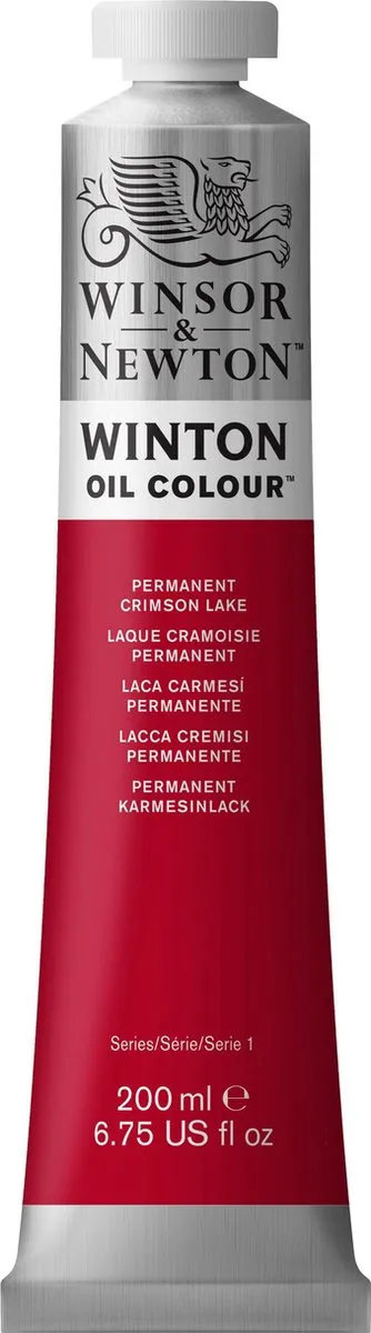 Winsor & Newton Winton Olieverf Permanent Crimson Lake 200ml