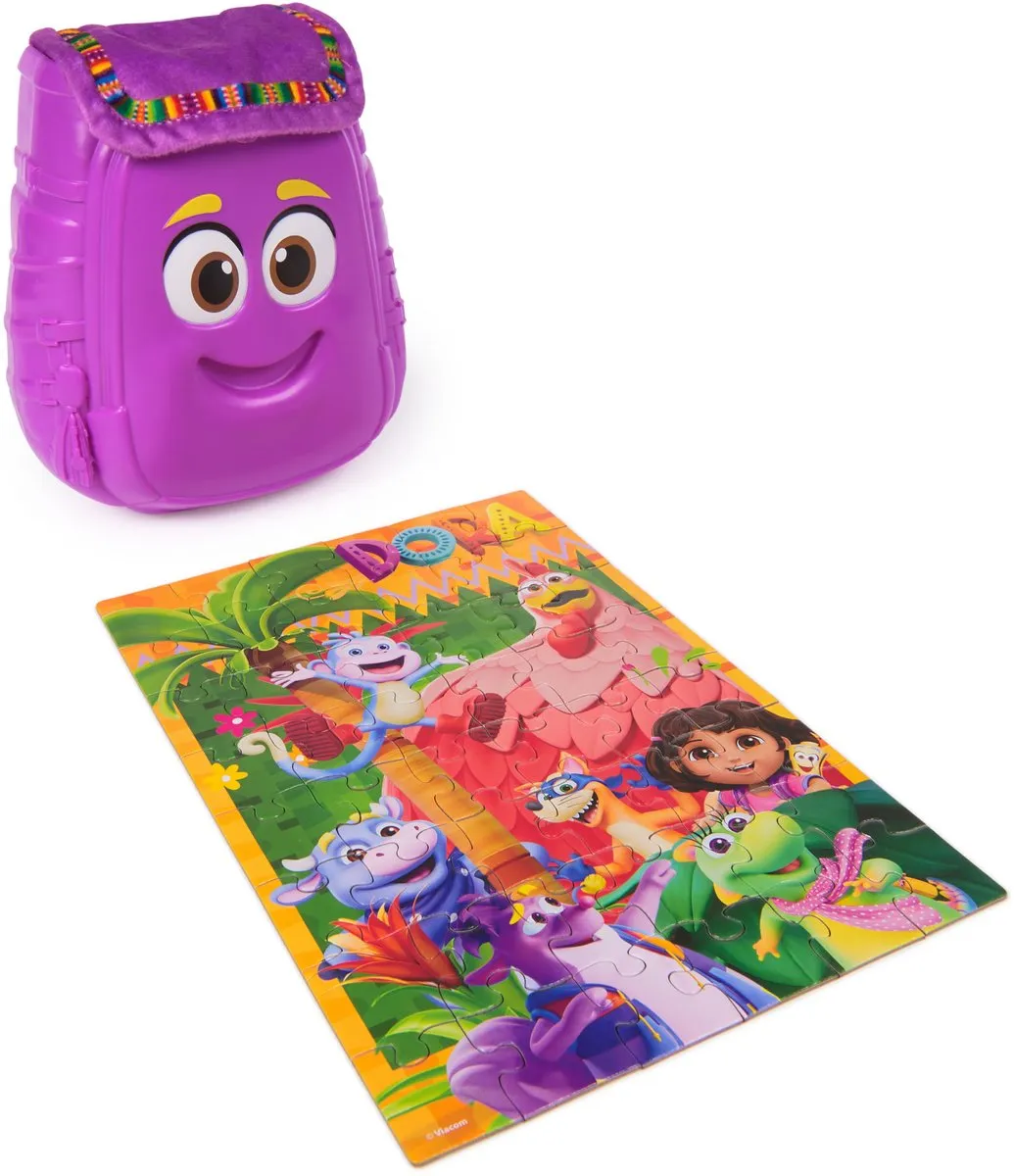 Spin Master Games Dora Panoramische 3-in-1 Puzzel 48 Stuks - Paars