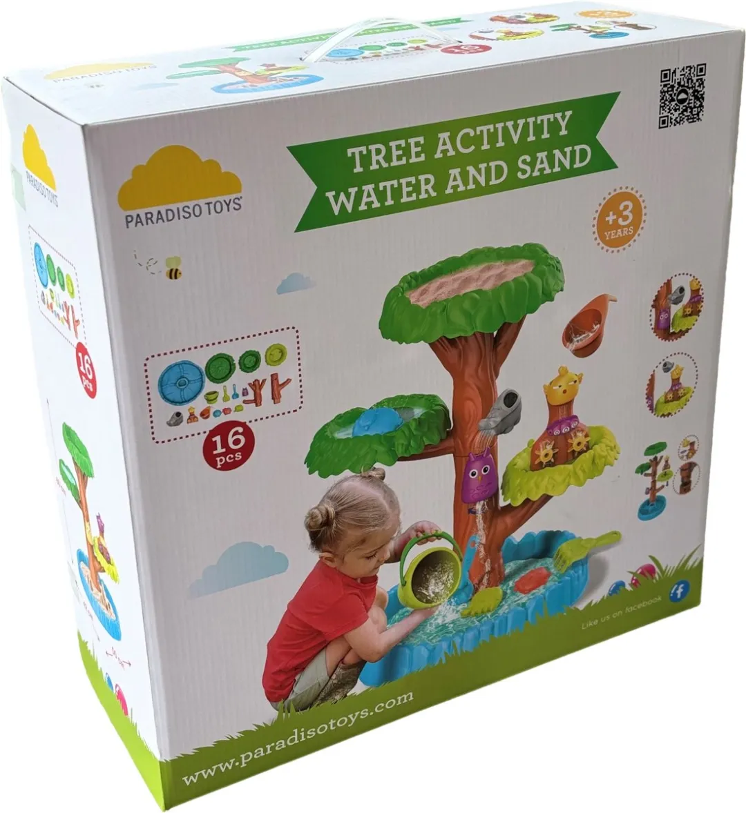Paradiso Toys Tree Activity Water & Zandbak - Multicolor