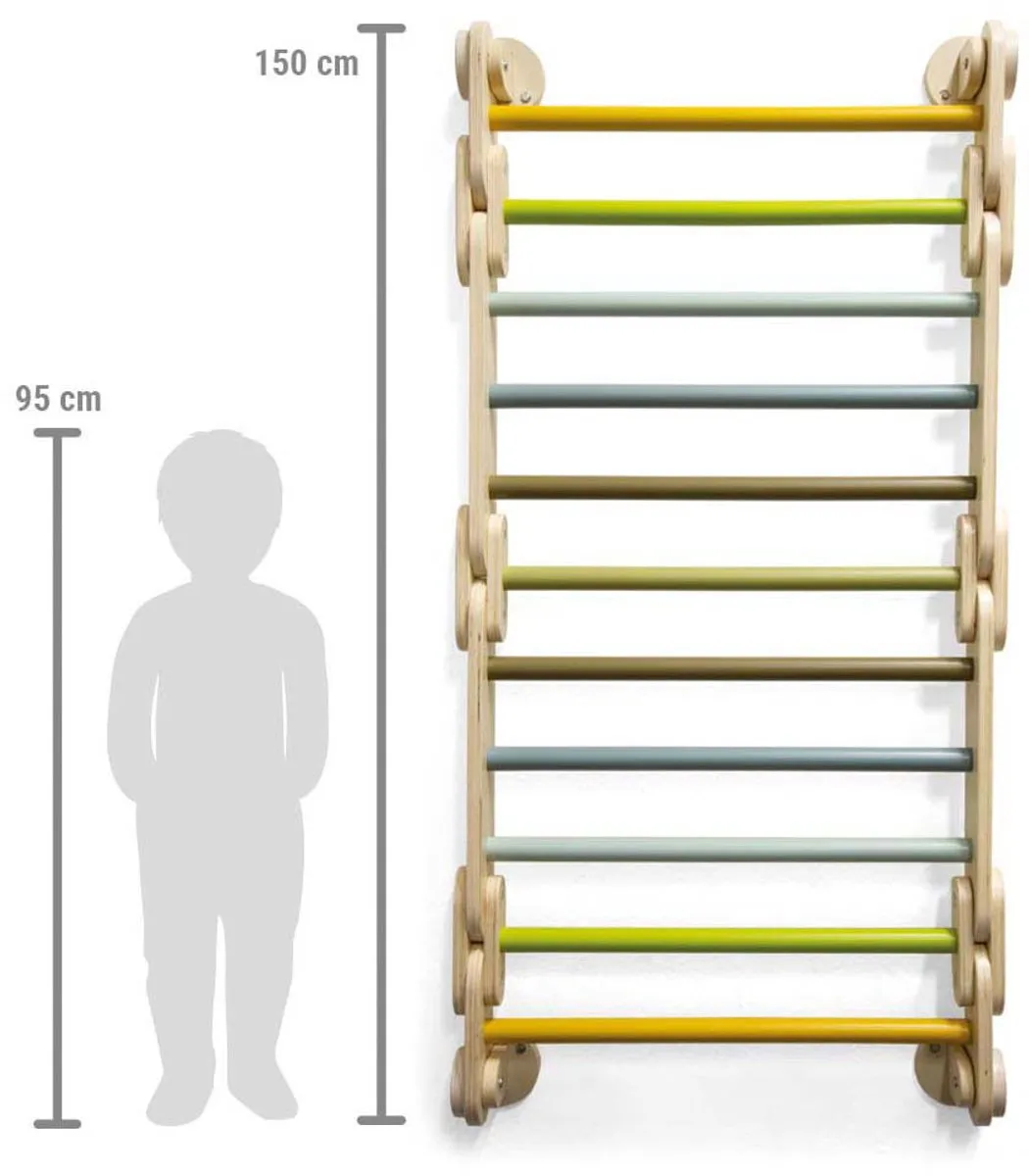 Small Foot Houten Klimrek 2in1 Adventure - Multi kleuren