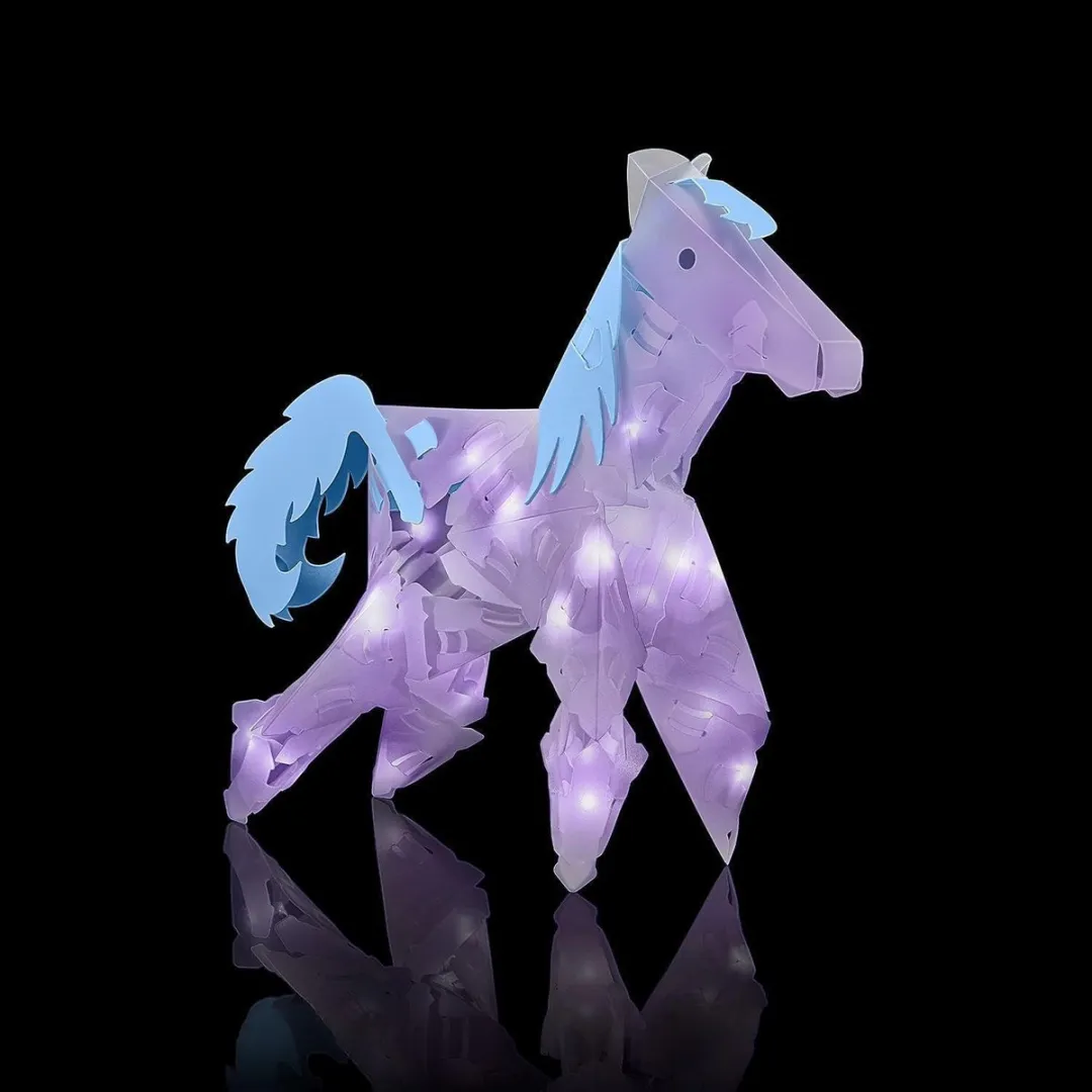Kosmos CreAtto Hobbelpaard Hobbypakket - 4 Verlichte 3D-modellen