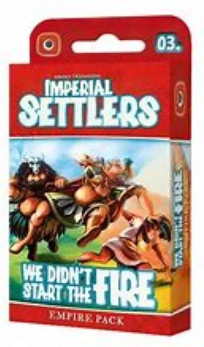 Portal Games Imperial Settlers We Didn't Start the Fire Uitbreiding
