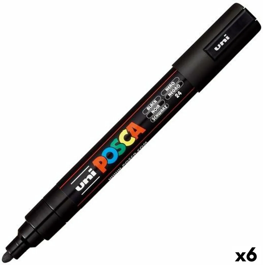 Posca PC5M M Zwart Verfstiften