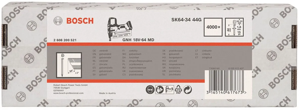 Bosch Spijker GSK 64-34 44G