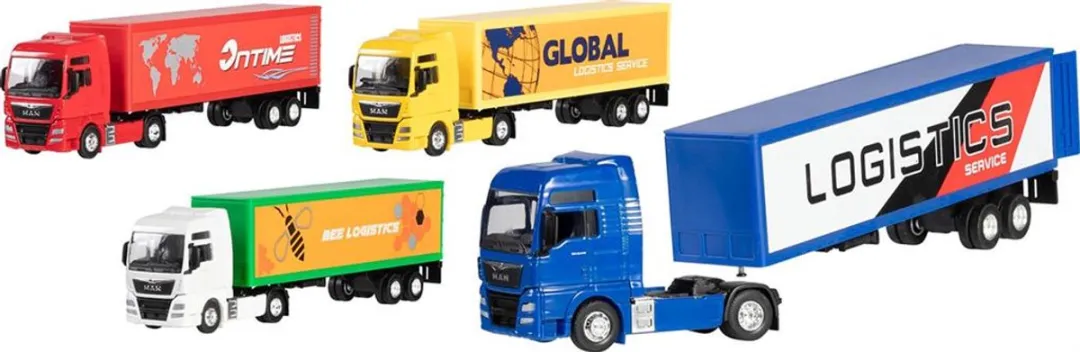 Goki MAN TGX Speelgoed Vrachtwagen 1:64 Multicolor