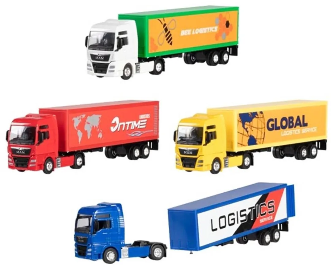 Goki MAN TGX Speelgoed Vrachtwagen 1:64 Multicolor