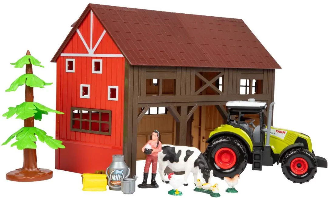 Toi-Toys Ackers Ville Boerderijset met Tractor Licht & Geluid