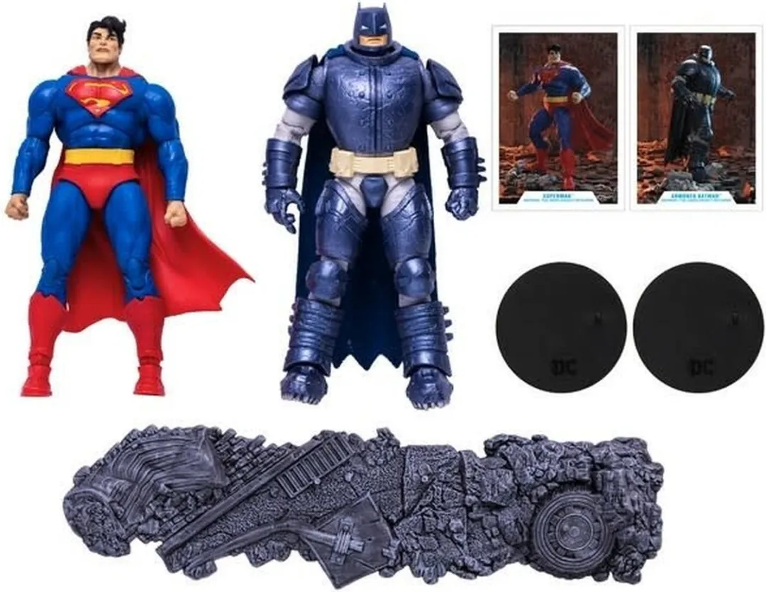McFarlane Toys DC Comics Superman vs Batman 7 inch Actiefiguur Multipack - Bonte kleuren