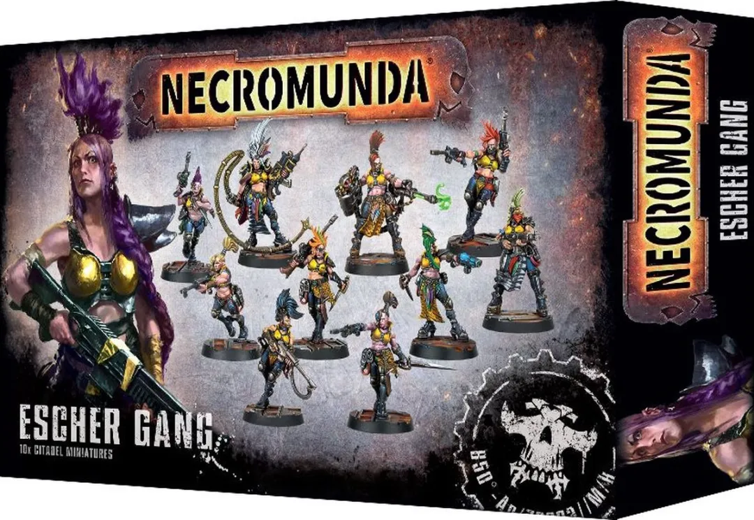 Games Workshop Necromunda Escher Gang - 10 Onderdelen