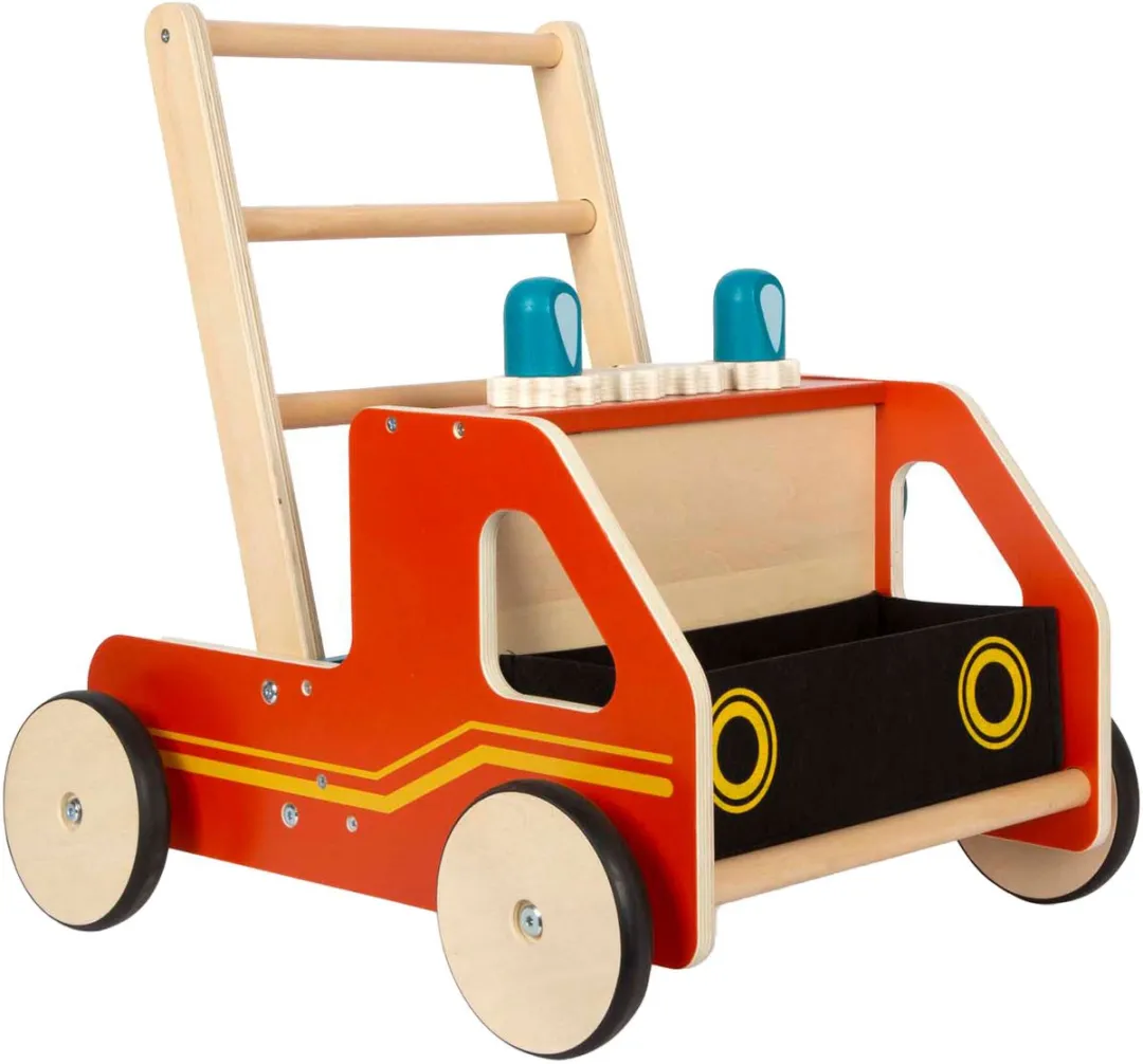 Small Foot Houten Loopwagen Brandweer