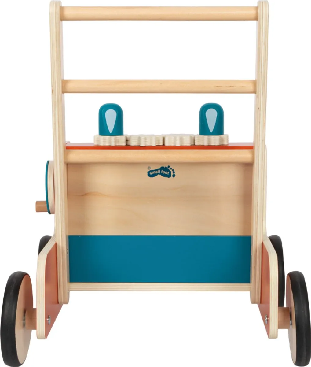 Small Foot Houten Loopwagen Brandweer - Multicolor