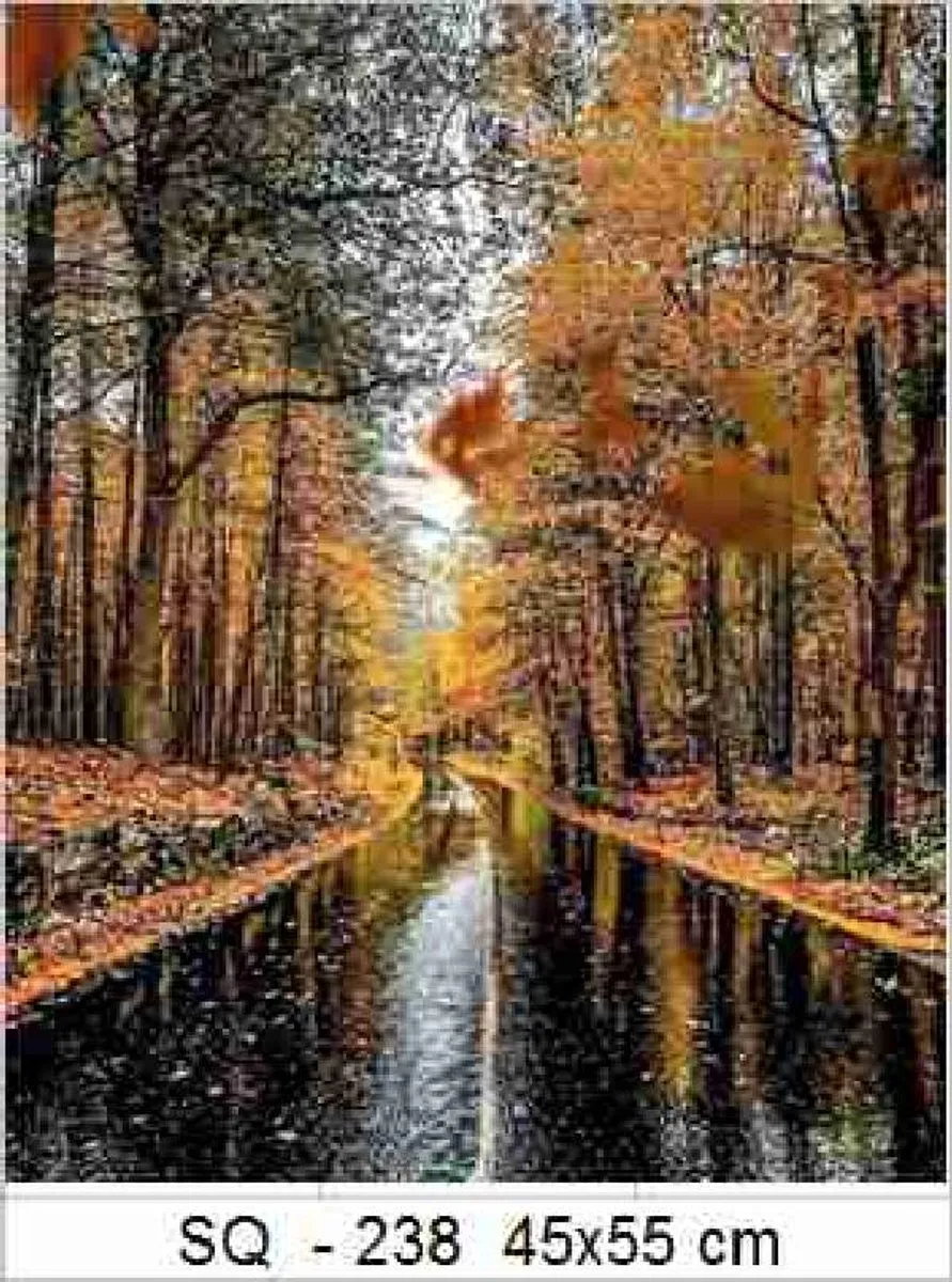 VDTOYS Diamond Painting VDTC238 Bosweg - 45x55cm