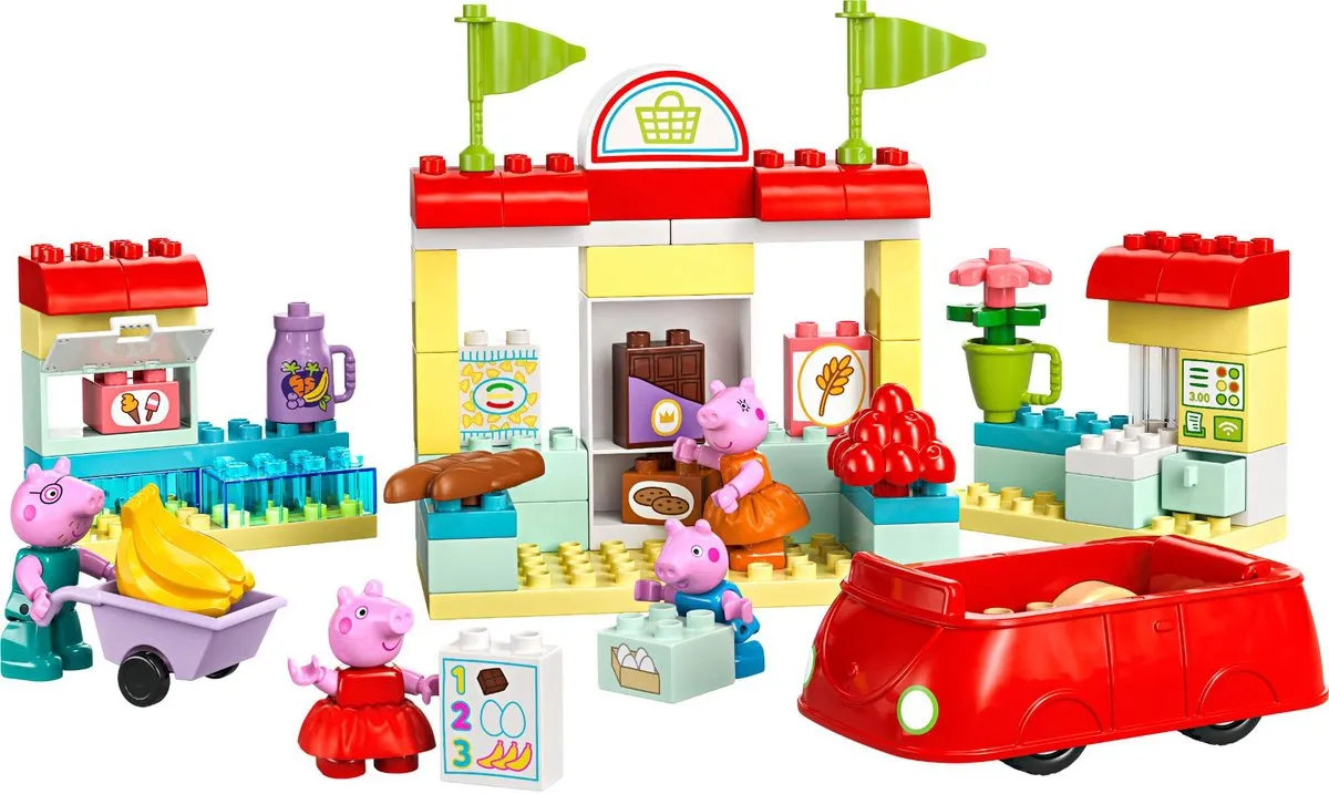 LEGO DUPLO Peppa Pig Supermarkt 10434 - 70 Stukken