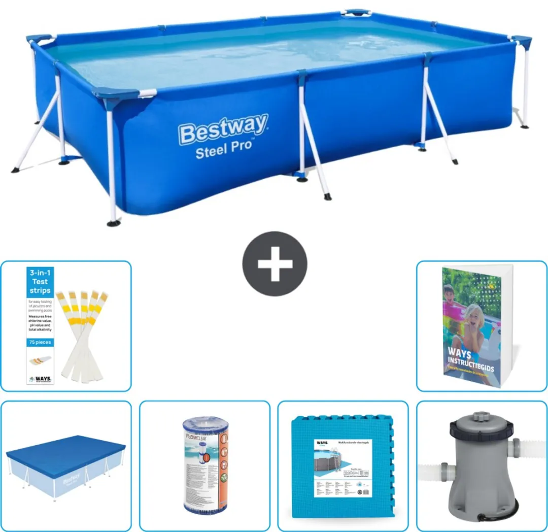 Bestway Steel Pro Zwembad 300x201x66cm