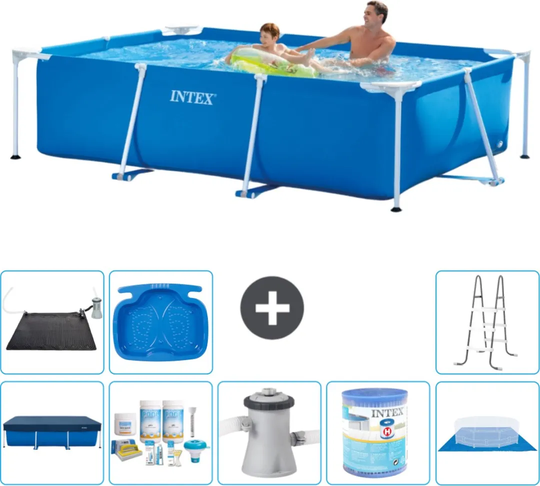 Intex Frame Zwembad 260x160cm Blauw