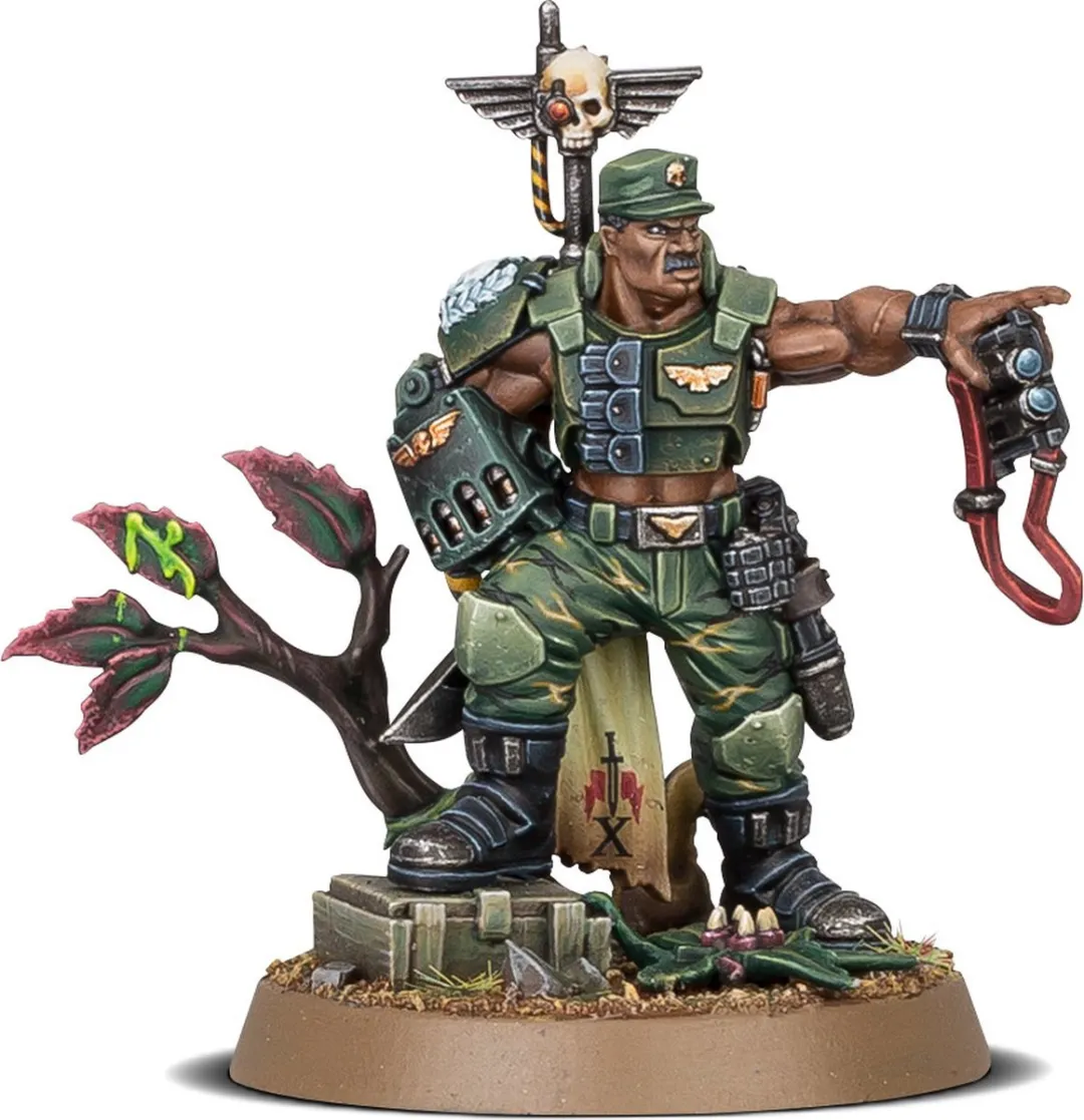 Warhammer Astra Militarum Catachan Colonel - 1 Miniatuur - Meerdere kleuren