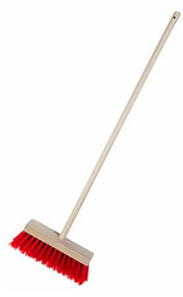 Klein Toys Houten Bezems - 18x4,5x60cm - Rood