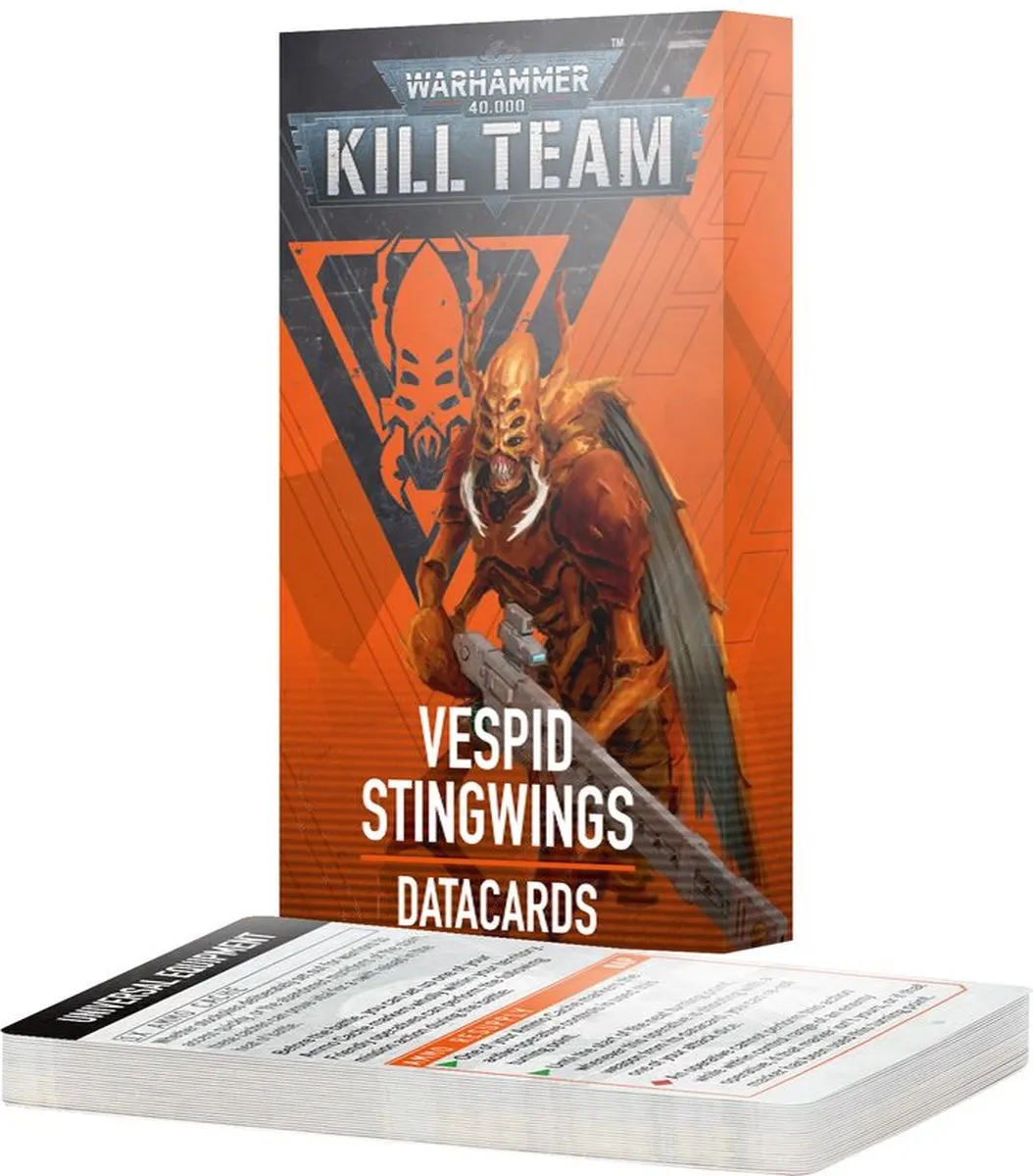 Games Workshop Warhammer 40K Kill Team Vespid Stingwings Datacards