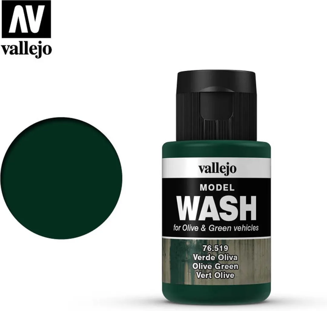 Vallejo Model Wash 76.519 Olijfgroen 35ml