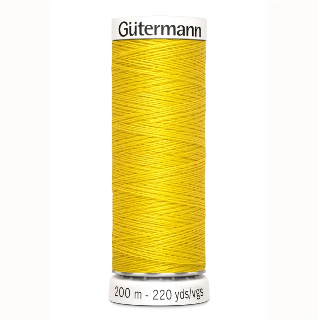 Gutermann Polyester Naaigaren 200m - Geel